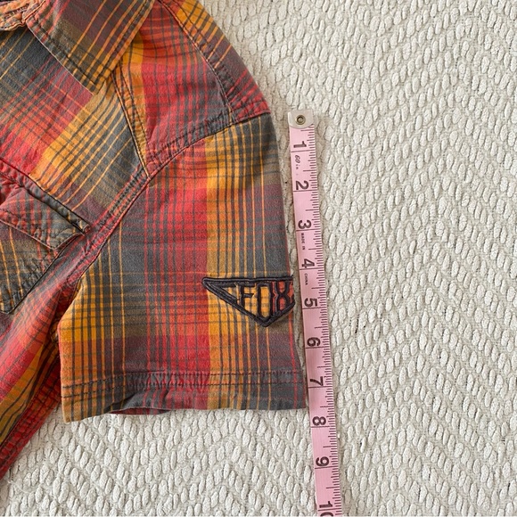 Fox Multicolor Plaid Button-Up Top - Picture 10 of 12